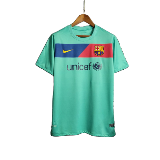FC Barcelona 2010/11 Away Jersey – Retro Version – Green