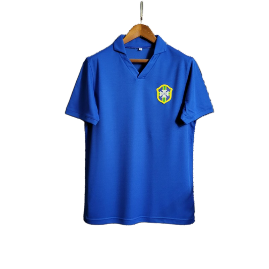 Brazil 2057/62 Away Jersey – Retro Version – Blue