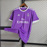 Real Madrid 2017/18 Away Jersey – Retro Version – Purple