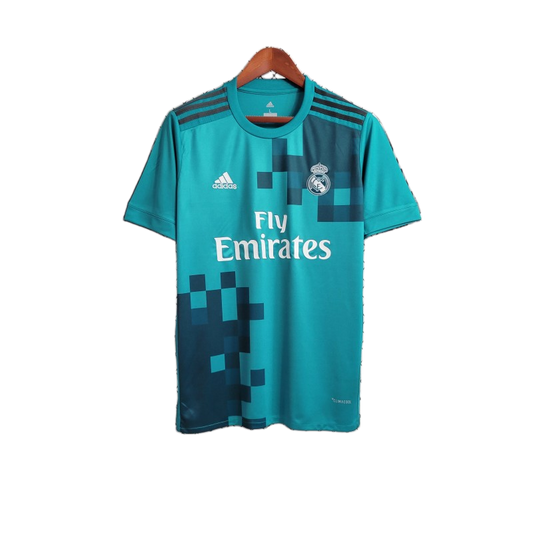 Real Madrid 2017/18 Third Jersey – Retro Version – Blue