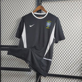 Brazil 2002 Goalkeeper Jersey – Retro Version – Black