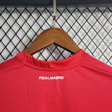 Real Madrid 2011/12 Away Jersey – Long Sleeve – Retro Version – Red