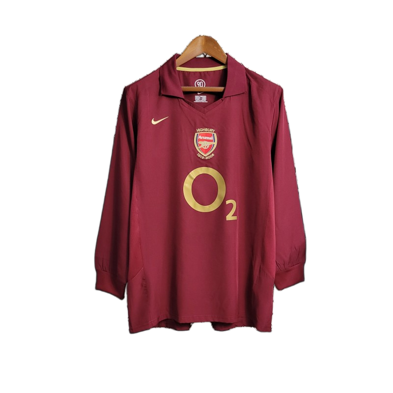 Arsenal 2005/06 Home Jersey – Long Sleeve – Retro Version
