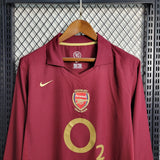 Arsenal 2005/06 Home Jersey – Long Sleeve – Retro Version
