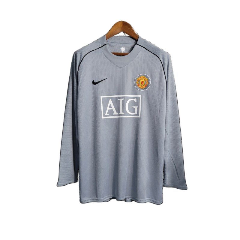 Manchester United 2007/08 Goalkeeper Jersey – Retro Version – Gray