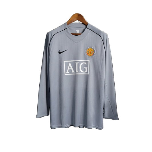 Manchester United 2007/08 Goalkeeper Jersey – Retro Version – Gray