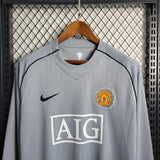 Manchester United 2007/08 Goalkeeper Jersey – Retro Version – Gray
