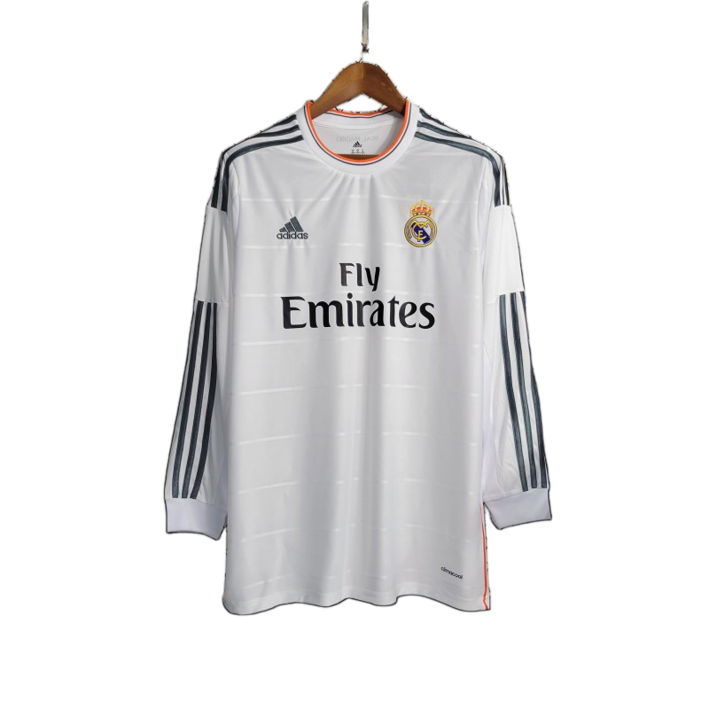 Real Madrid 2013/14 Home Jersey – Long Sleeve – Retro Version