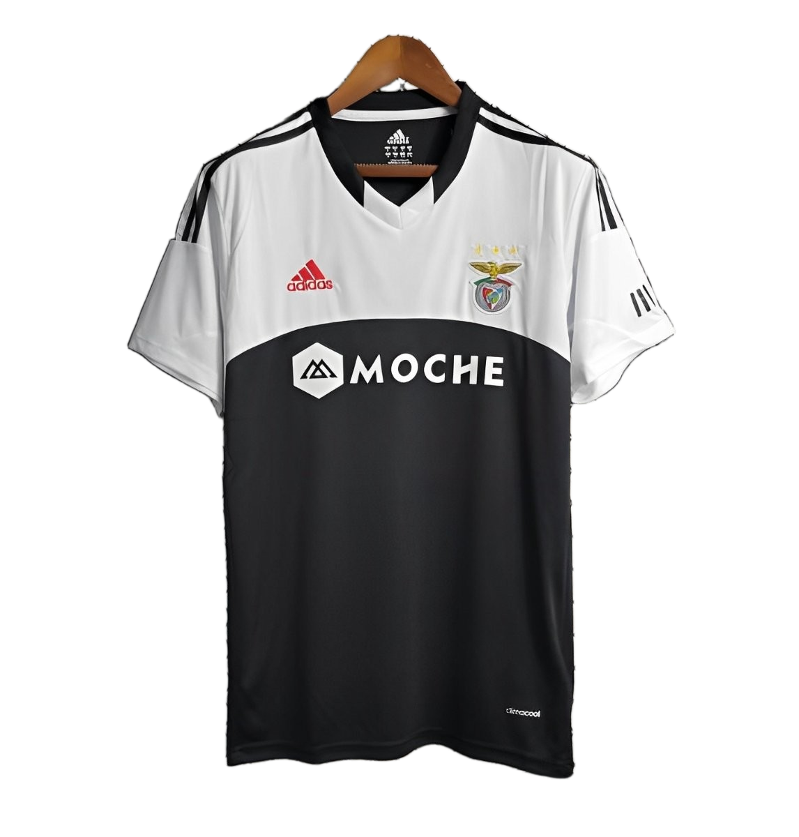 Benfica 2013/14 Away Jersey – Retro Version – Black/White