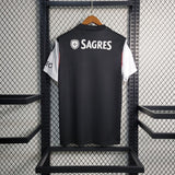 Benfica 2013/14 Away Jersey – Retro Version – Black/White