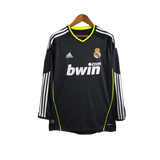 Real Madrid 2010/11 Away Jersey – Long Sleeve – Retro Version – Black