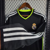 Real Madrid 2010/11 Away Jersey – Long Sleeve – Retro Version – Black