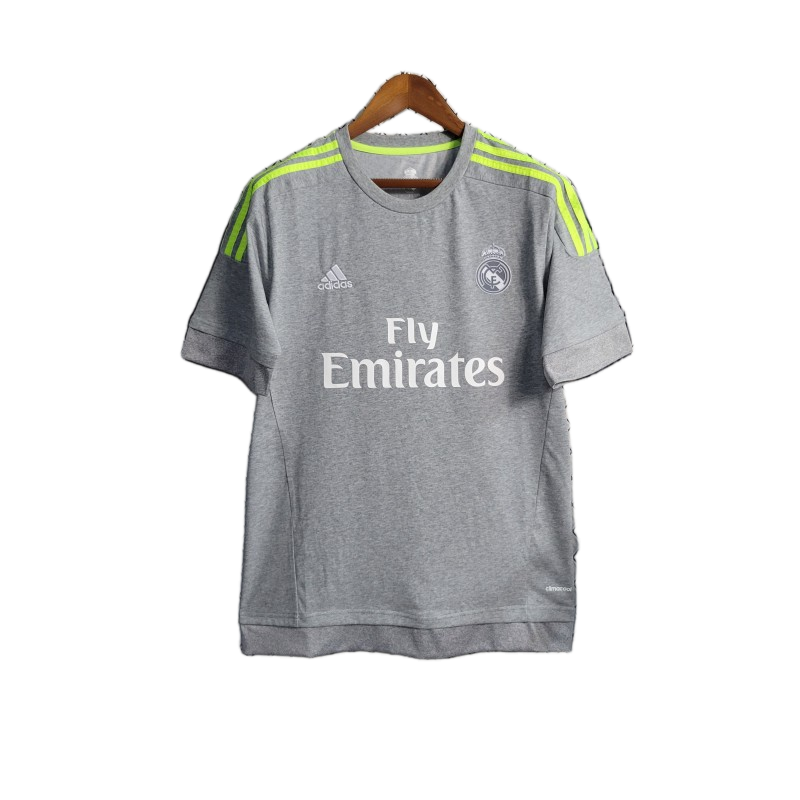 Real Madrid 2015/16 Away Jersey – Retro Version – Grey