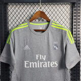 Real Madrid 2015/16 Away Jersey – Retro Version – Grey