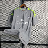 Real Madrid 2015/16 Away Jersey – Retro Version – Grey