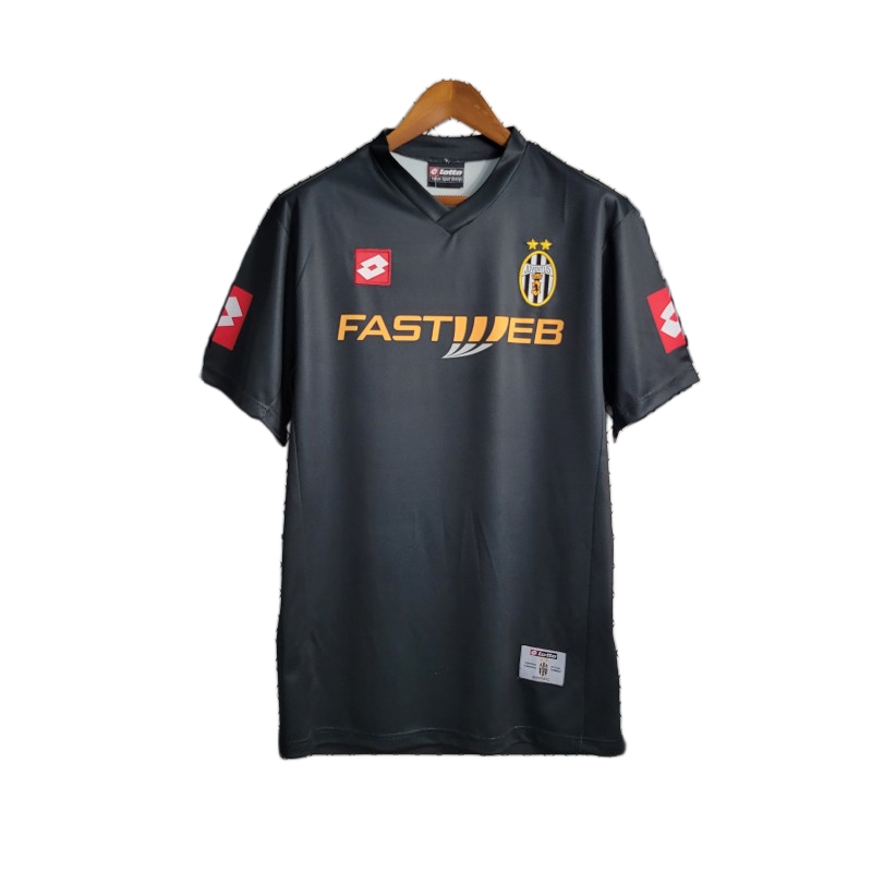 Juventus 2001/02 Away Jersey – Retro Version – Black
