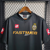 Juventus 2001/02 Away Jersey – Retro Version – Black