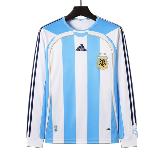 Argentina 2006 Home Jersey – Long Sleeve – Retro Version