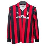 AC Milan 1988/89 Home Jersey – Long Sleeve – Retro Version