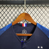 France 2018 Home Jersey – Long Sleeve – Retro Version