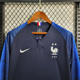 France 2018 Home Jersey – Long Sleeve – Retro Version
