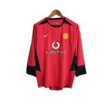 Manchester United 2002/04 Home Jersey – Long Sleeve – Retro Version