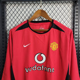 Manchester United 2002/04 Home Jersey – Long Sleeve – Retro Version