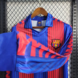 FC Barcelona 1991/92 Home Jersey – Long Sleeve – Retro Version