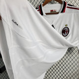 AC Milan 2009/10 Camiseta visitante – Versión retro – Blanco