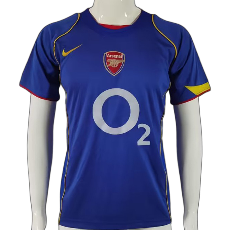 Arsenal 2004/05 Away Jersey – Retro Version – Blue