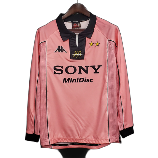 Juventus 1997/98 Away Jersey – Long Sleeve – Retro Version – Pink