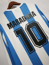 Argentina 1986 Home Jersey – Long Sleeve – Retro Version