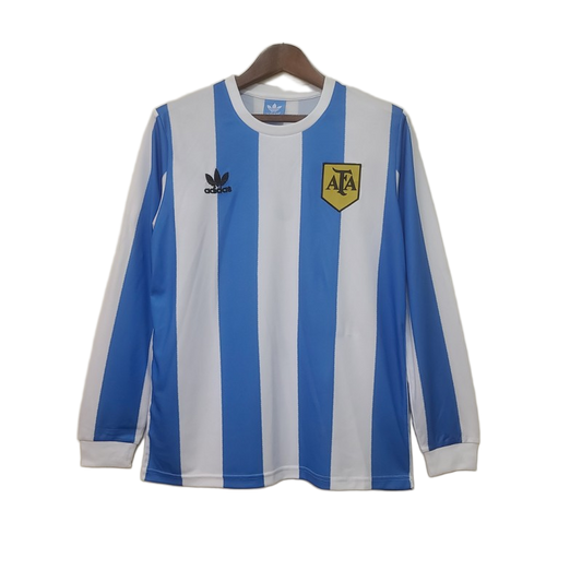 Argentina 1978 Home Jersey – Long Sleeve – Retro Version