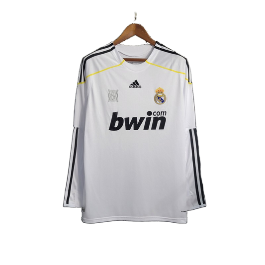 Real Madrid 2009/10 Home Jersey – Long Sleeve – Retro Version
