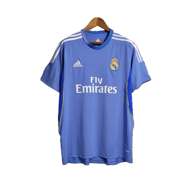 Real Madrid 2013/14 Away Jersey – Retro Version – Blue