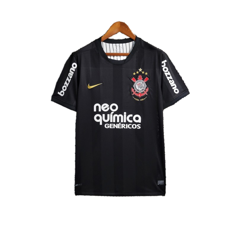 Corinthians 2010/11 Away Jersey – Retro Version – Black