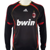AC Milan 2006/07 Third Jersey – Long Sleeve – Retro Version – Black