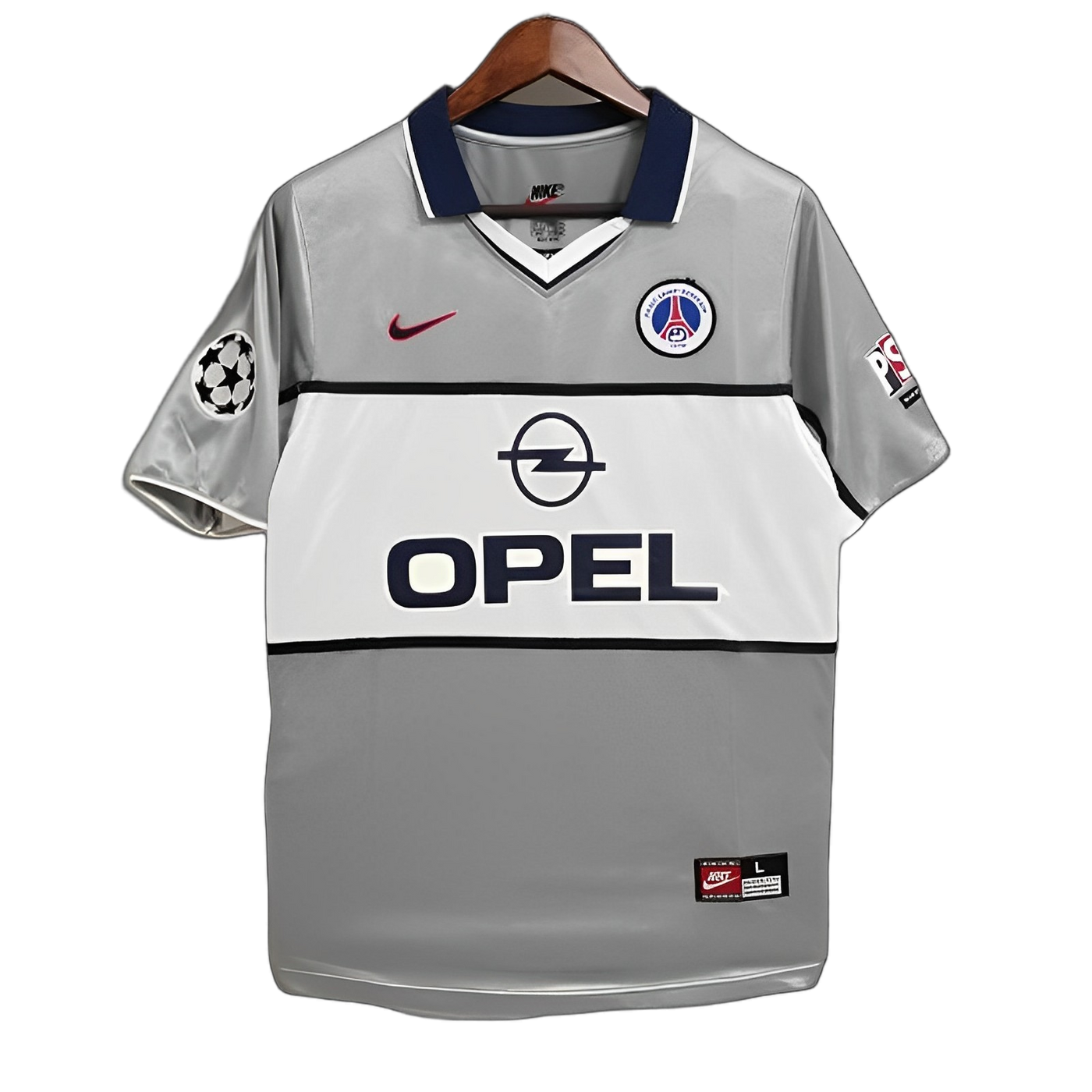 Paris Saint – Germain 1999/00 Away Jersey – Retro Version – Grey