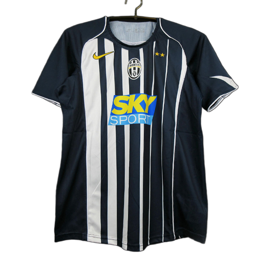 Juventus 2004/05 Third Jersey – Retro Version – White/Blue