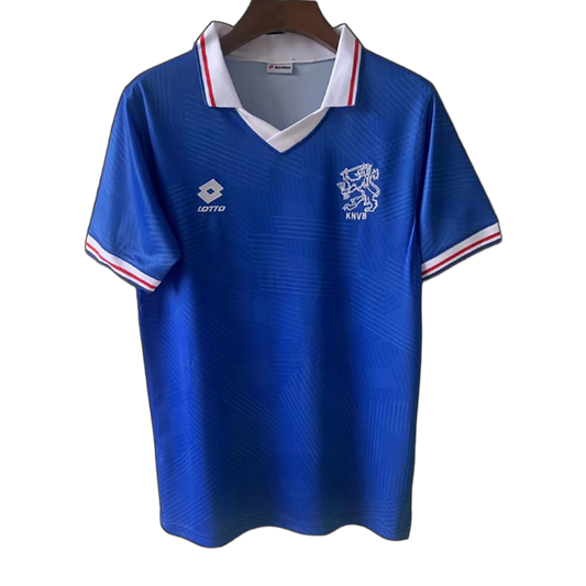 Netherlands 1991 Away Jersey – Retro Version – Blue