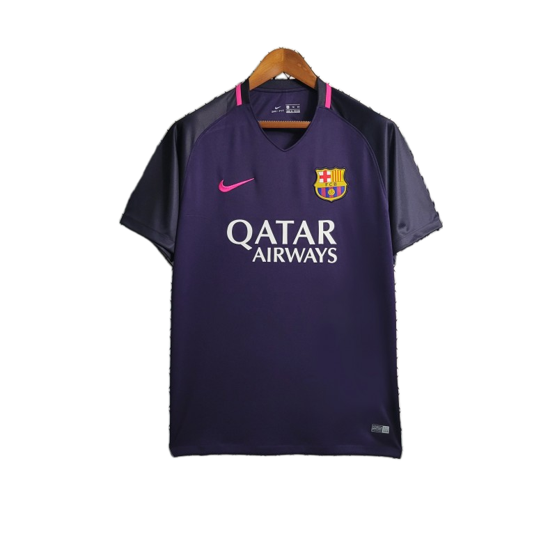 FC Barcelona 2016/17 Away Jersey – Retro Version – Purple
