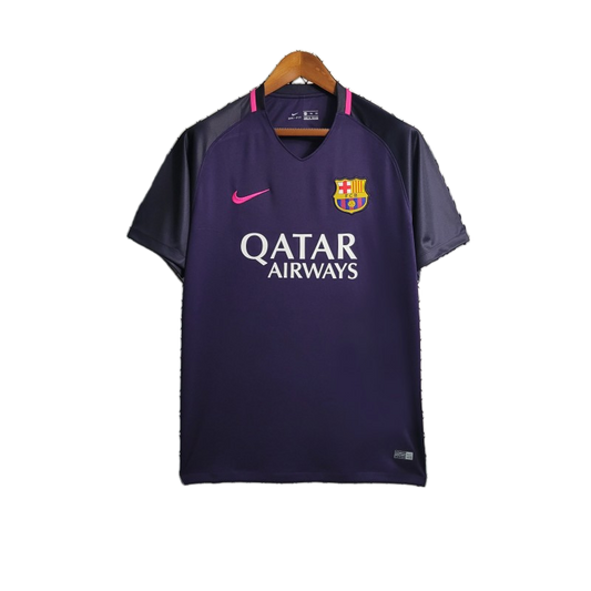 FC Barcelona 2016/17 Away Jersey – Retro Version – Purple