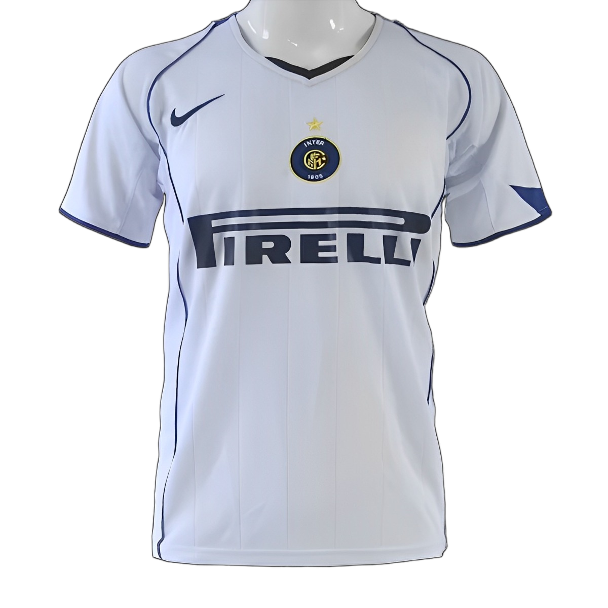 Inter Milan 2004/05 Away Jersey – Retro Version – White