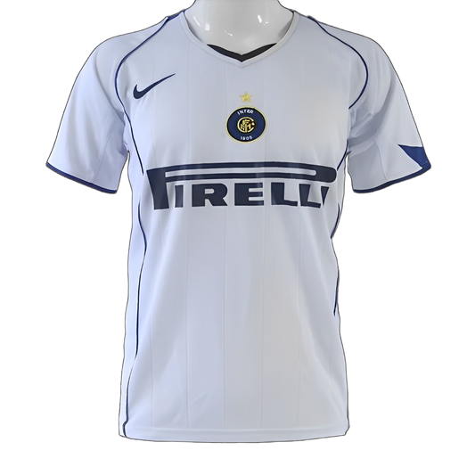 Inter Milan 2004/05 Away Jersey – Retro Version – White