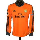 Real Madrid 2013/14 Third Jersey – Long Sleeve – Retro Version – Ronaldo – Orange
