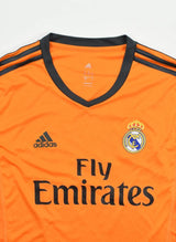 Real Madrid 2013/14 Third Jersey – Long Sleeve – Retro Version – Ronaldo – Orange