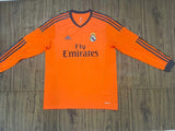 Real Madrid 2013/14 Third Jersey – Long Sleeve – Retro Version – Ronaldo – Orange