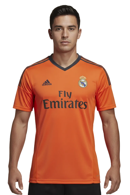 Real Madrid 2013/14 Third Jersey – Retro Version – Ronaldo – Orange