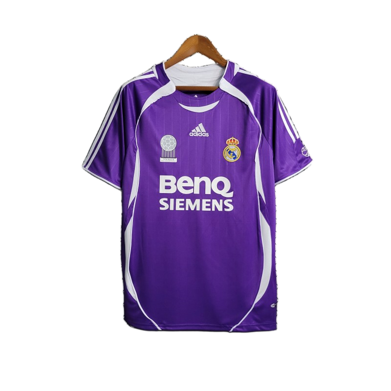 Real Madrid 2006/07 Third Jersey – Retro Version – Purple