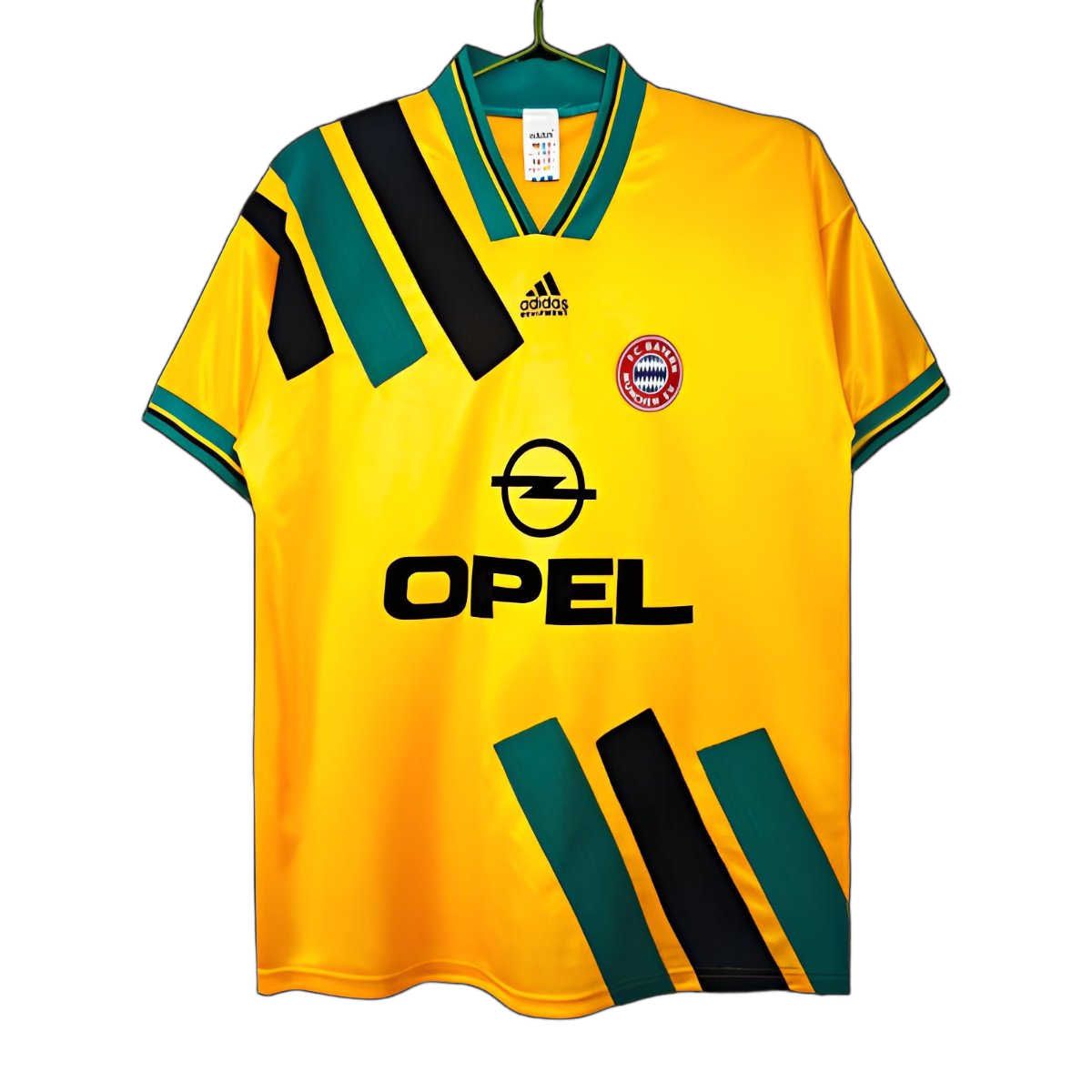 Bayern Munich 1993 Away Jersey – Retro Version – Yellow